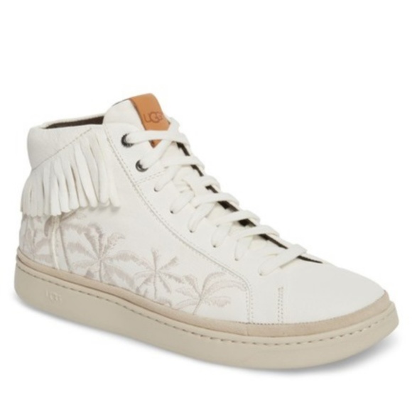 UGG Other - UGG Cali Fringe Palm Tree High Top Sneaker NEW